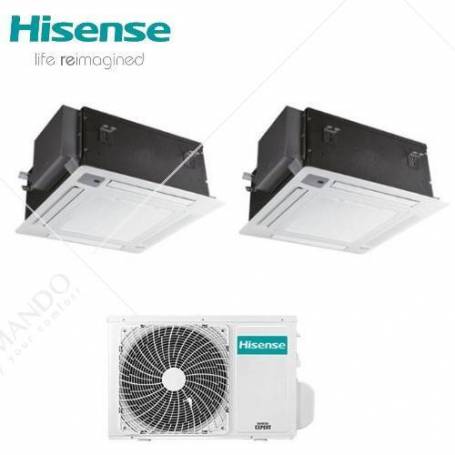 Condizionatore Climatizzatore Hisense Dual Split Inverter A Cassetta