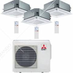 Condizionatore Climatizzatore Mitsubishi Electric Cassetta A 4 Vie R-32 60X60 9000 BTU SLZ-M25FA Wi-Fi Optional