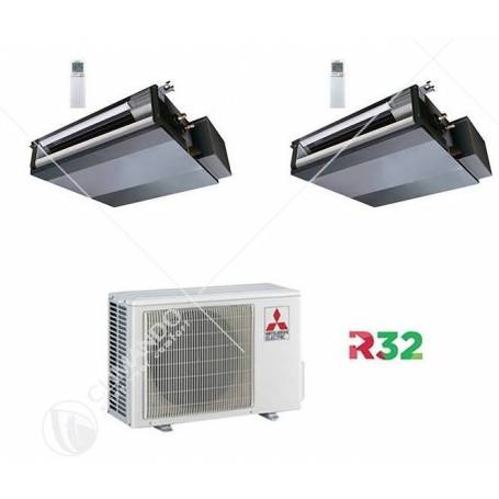 Condizionatore Climatizzatore Mitsubishi Electric Inverter Canalizzabile R-32 9000 BTU SEZ-M25DAL Wi-Fi Optional