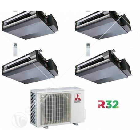 Condizionatore Climatizzatore Mitsubishi Electric Inverter Canalizzabile R-32 9000 BTU SEZ-M25DAL Wi-Fi Optional