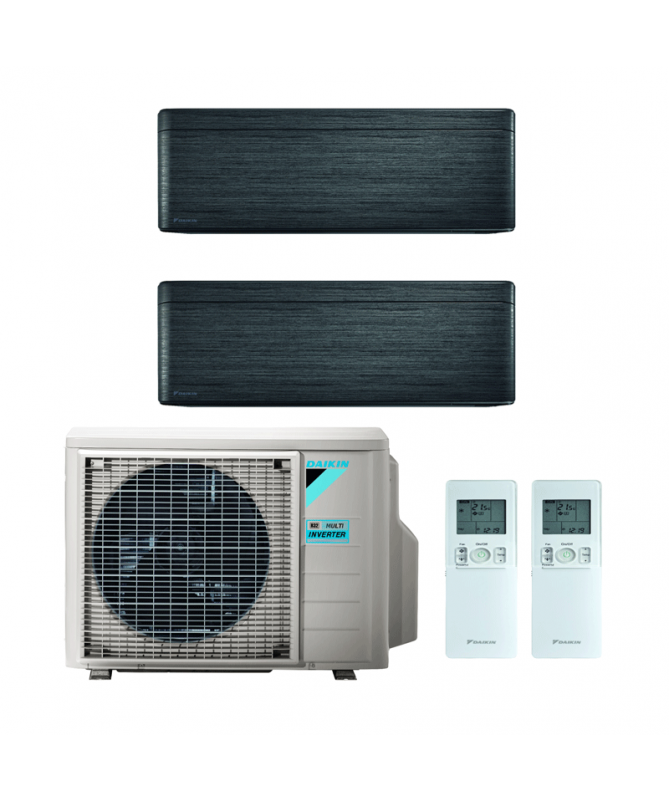 Condizionatore Climatizzatore Daikin Bluevolution Dual Split Inverter Stylish Blackwood R 32 Wi 2046