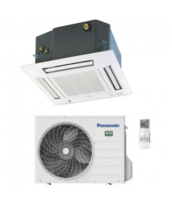 Condizionatore Climatizzatore Panasonic Inverter A Cassetta A 4 Vie R-32 CS-Z25UB4EAW 9000 BTU